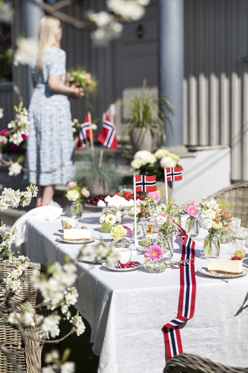 avsk&aring;rne blomster i sm&aring; Dalebekken vaser