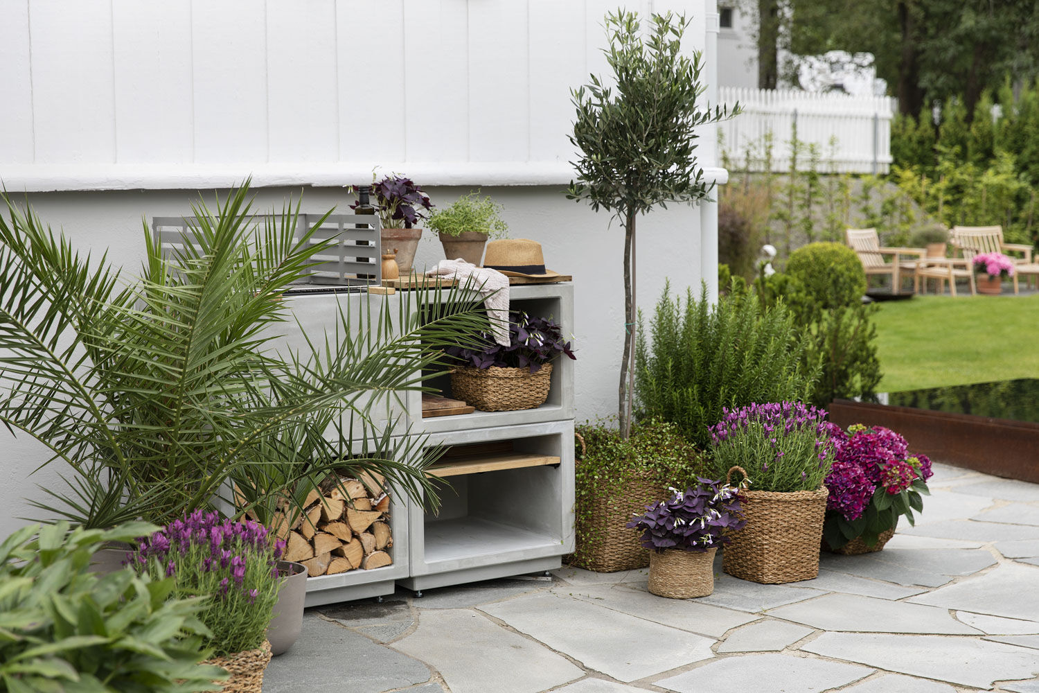 Lavendel i hagen