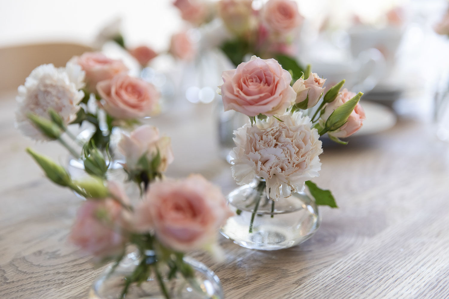 Blomster i minivase