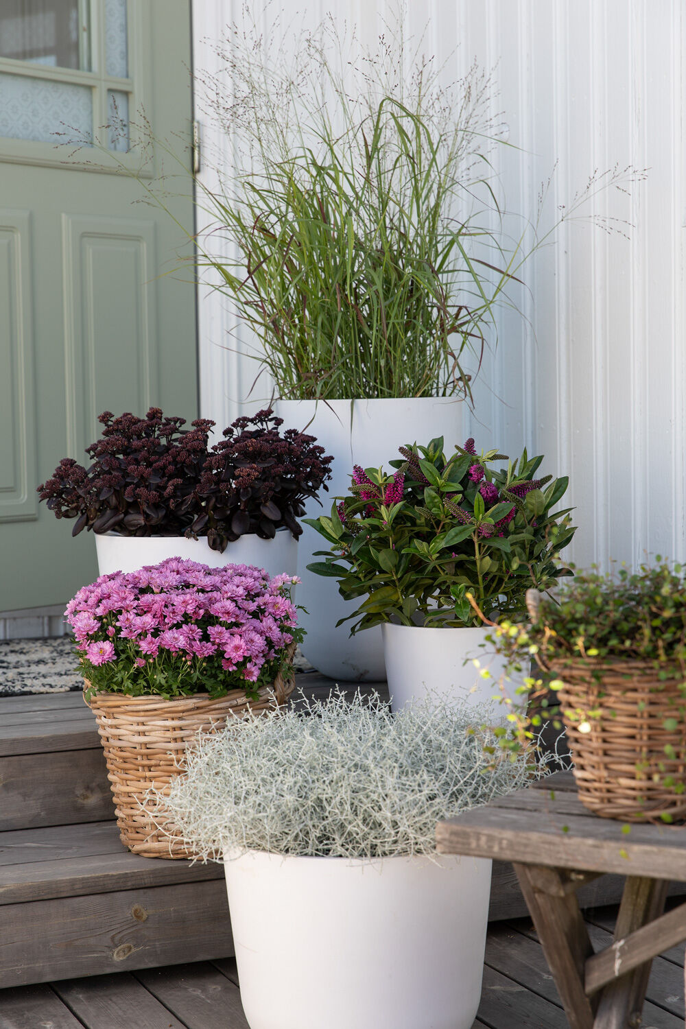 H&oslash;stblomster inngangsparti