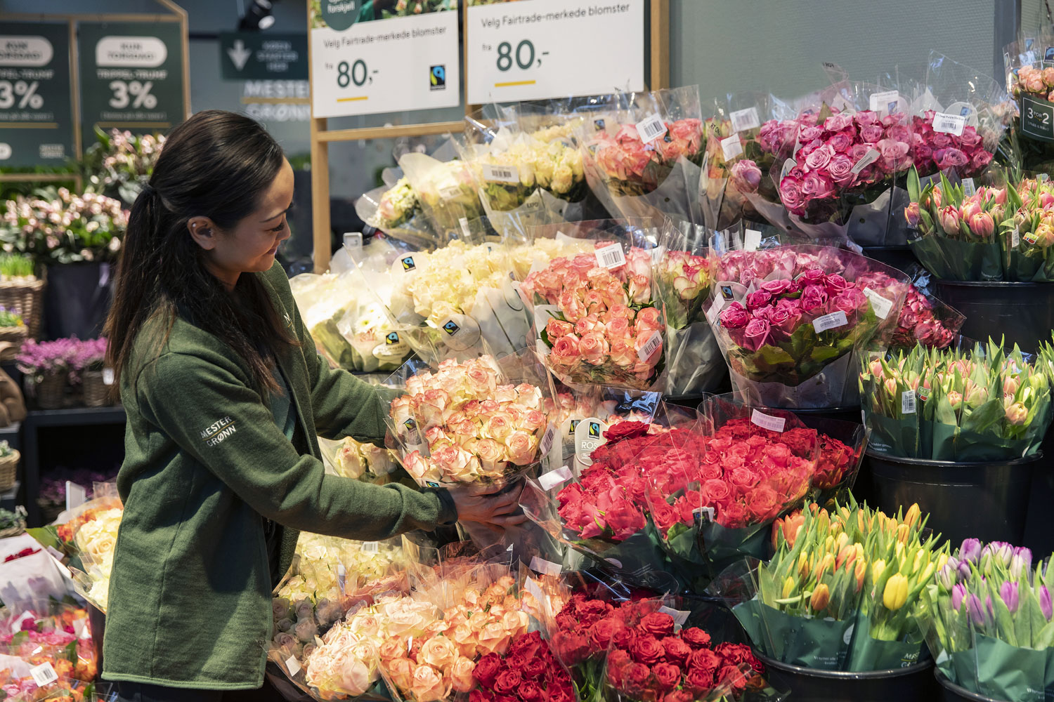 Mester Gr&oslash;nn blomsterbutikk