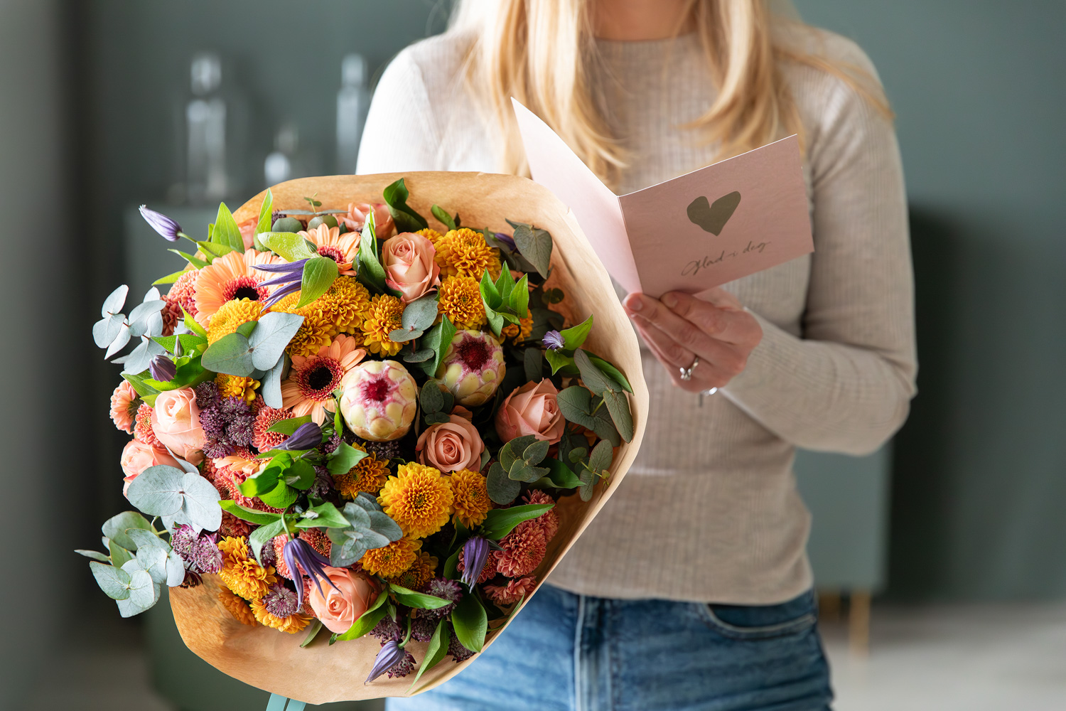 Blomsterbukett