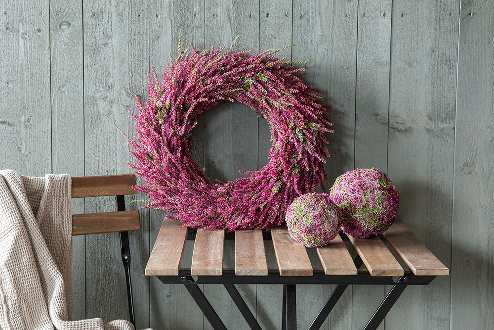 DIY h&oslash;stkrans av lyng