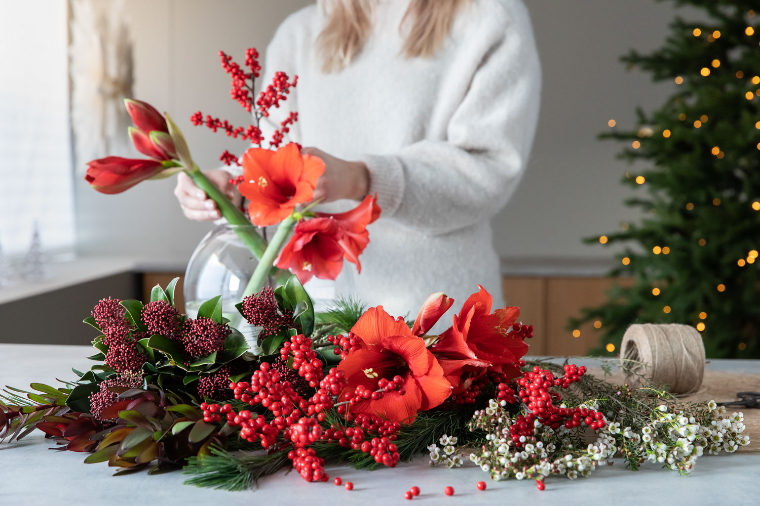 Lage julebukett