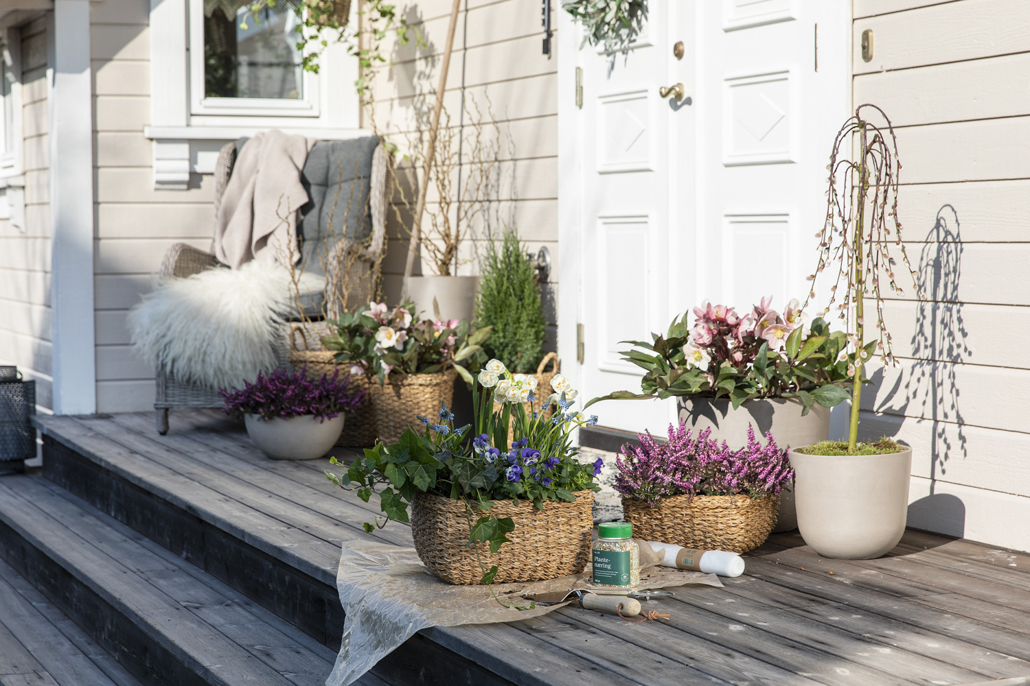 V&aring;rblomster inngangsparti